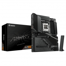 GIGABYTE B850 AORUS STEALTH Placa Base – CPUs AMD Ryzen Serie 9000, VRM digital de 14+2+2 fases, hasta 8200 MHz DDR5 (O.C.), 2× M.2 PCIe 5.0 + 2×