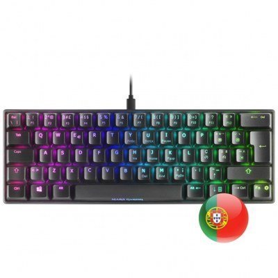 Teclado mars gaming mkminirpt rgb mecanico portugues