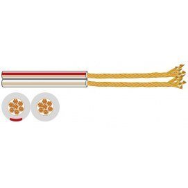 Rollo de cable altavoz de 2 conductores Fonestar CT-24-10