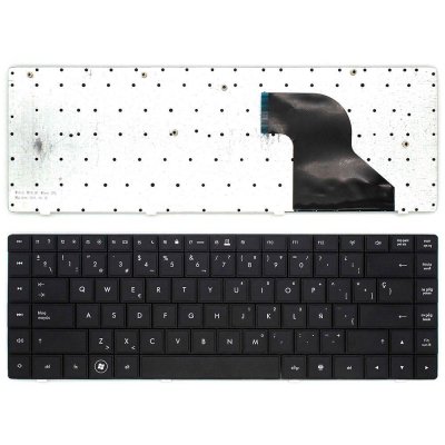 Teclado compatible para portátil HP Compaq 620 / cq620 / cq621 / Intro Pequeño / Negro