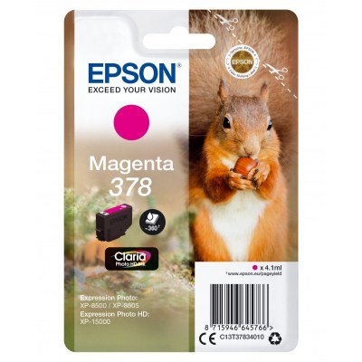 Epson 378 Magenta Cartucho de Tinta Original - C13T37834010