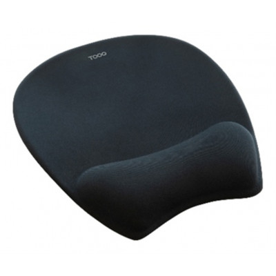 ALFOMBRILLA RATON TOOQ ERGONOMICA MEMORY FOAM NEGRO