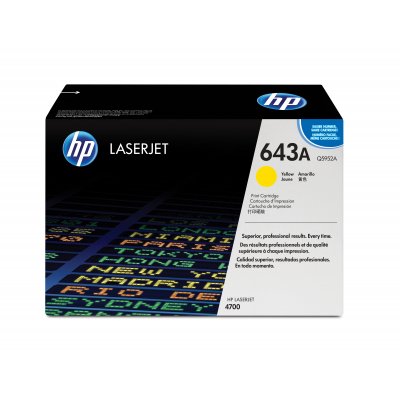 HP 643A original Colour LaserJet Toner cartridge Q5952A yellow standard capacity 10.000 pages 1-pack
