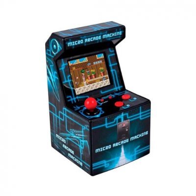 Consola Retro Micro Arcade - 240 Juegos | Tecnología 16 Bits | Pantalla 2.5 | Diseño Mini Cabinet