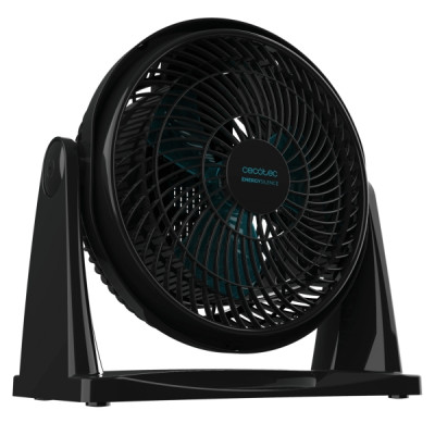 Cecotec EnergySilence 900 FloorFlow Ventilador Industrial de Suelo con 3 Aspas - 30W - Diametro de 9 - 2 Velocidades - Uso Sencillo e Intuitivo - Rejilla Protectora - Base Estable y Robusta - Color N
