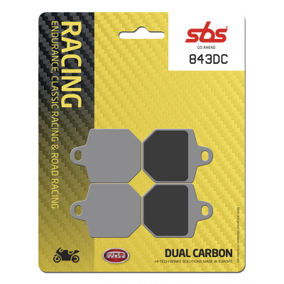 DC Racing Dual Carbon Brake Pads SBS 843DC