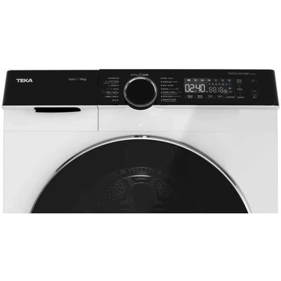 Lavadora Teka AutoDose WMK 81050 WH, 10 kg, 1500 rpm, clase A, blanco - imagen 4