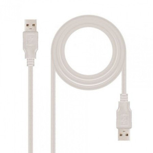 PowerGreen Cable USB 2.0 tipo AM-AM 3 M Negro