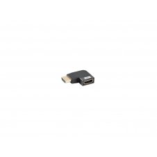 Lanberg AD-HDMI-09 adaptador de cable de vídeo HDMI tipo A (Estándar) Negro, Plata