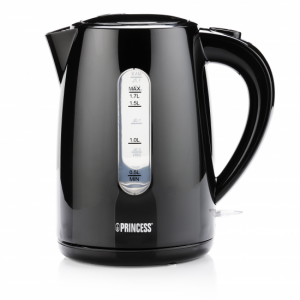 Hervidor de agua Princess 236017, 1.7 litros, 2200W, negro