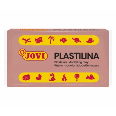 Jovi Caja de 30 Pastillas de Plastilina 50G - Muy Moldeable - No Se Seca - sin Gluten - Libre de Alergenos - No Toxica - Color Rosa