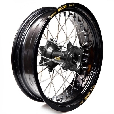 Rueda completa Haan Wheels aro negro 17-5,00 buje negro 1 66009/3/3 1 66009/3/3