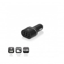 CARGADOR EWENT EW1202 COCHE USB 4.8A