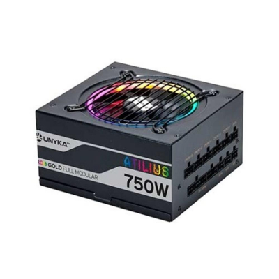 Fuente de alimentacion unykach atilius gaming atx 750w