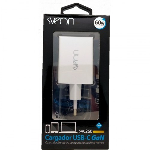 SAC260 CARGADOR VIAJE USB TIPOC 60 W