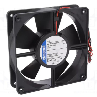 VENTILADOR 24Vdc 119x119x32mm 5W 2 Cables BOLAS EBM