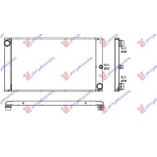 RADIATOR 2.0-2.5-3.0 DIESEL + A/C AUTOMATIC (593x366x32) (NRF)