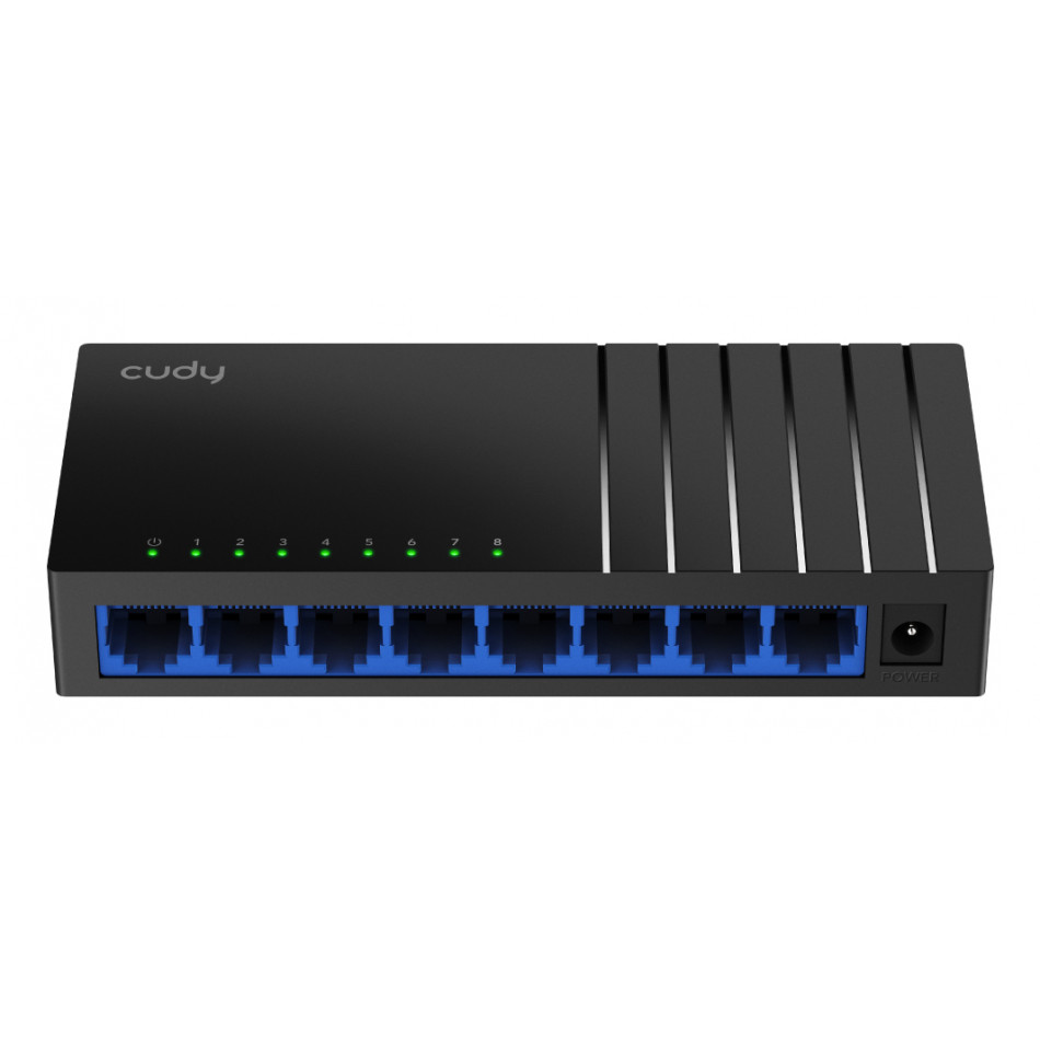 CUDY Switch Gigabit Ethernet GS108D de 8 puertos