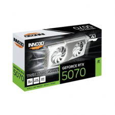 Tarjeta grafica inno3d rtx 5070 twin x2 oc white 12gb gddr7 - 3x dp - 1x hdmi