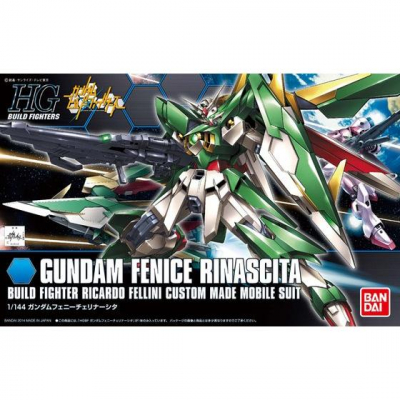 Maqueta bandai hobby mobile suit gundam build fighters hgbf 1 - 144 gundam fenice rinascita