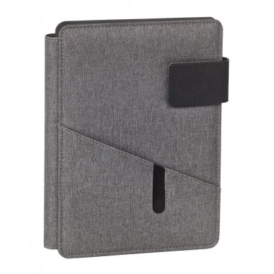 23015007 organizador personal Polipiel, Textil Gris