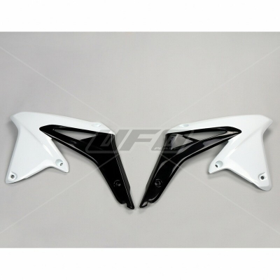 Paneles laterales radiador UFO blanco/negro Suzuki RM-Z450 SU04917@041