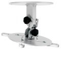 SOPORTE TECHO PARA PROYECTOR OMB MONOPROJECTOR ORIENTABLE +-30º GIRO 360º MAX 15KG COLOR PLATA