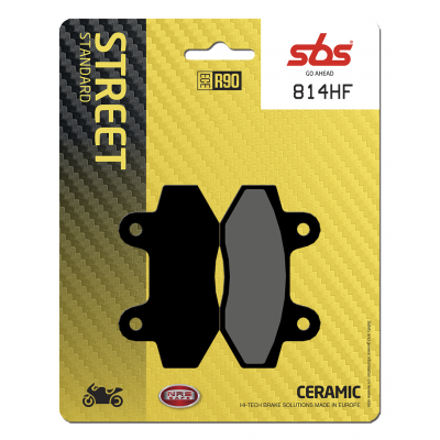 HF Street Ceramic Organic Brake Pads SBS 814HF