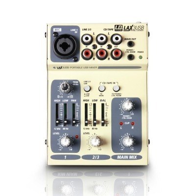 Mezclador 3Canales USB a PC con Phantom