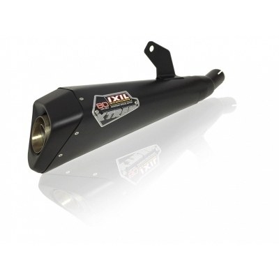 IXIL Slash Cone Xtrem X55 Silencer Stainless Steel Black - Honda CBR 500R 069-633