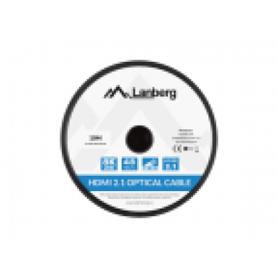 CABLE HDMI AOC LANBERG V2.1 M/M OPTICO ACTIVO 8K60HZ 10M NEGRO