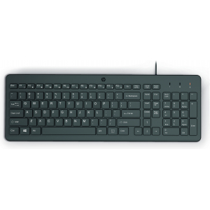 Teclado HP 150, con cable, negro