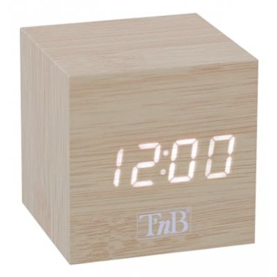 CLOCKSQWD despertador Reloj despertador digital Madera