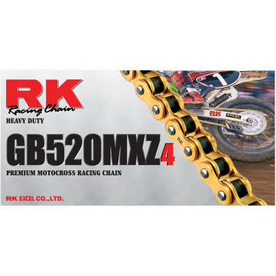 Cadenas 520 Heavy Duty (MXZ/4) RK GB520MXZ4-102-CL