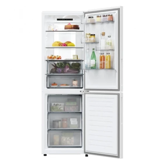 Frigorífico combi Candy ECN4CQTEW186, 185 x 59,5 x 66,7 cm, No Frost, clase E, 270 kWh/año, 38 dB, 355 litros, WiFi, blanco - imagen 2