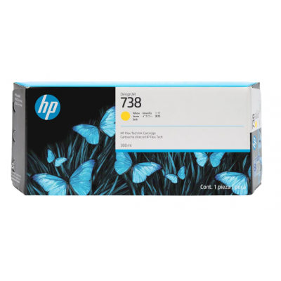TINTA AMARILLA HP 738