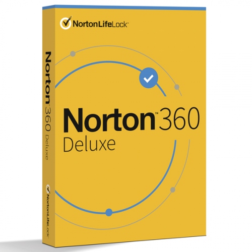 Caja NORTON 360 Deluxe 25GB ES 1usuario 3 dispositivos 1