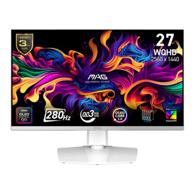 Monitor gaming msi mag 272qpw x28 26.5 pulgadas wqhd 280hz