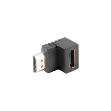 Adaptador lanberg hdmi(m) a hdmi(h) angulo abajo negro