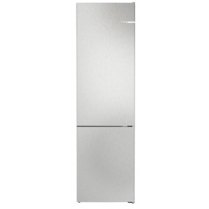 Frigorífico combi Bosch KGN392LCF, 203 x 60 x 66.5 cm, Total No Frost, clase C, 162 kWh/año, 35 dB, 363 litros, VitaFresh 0°C, acero mate antihuellas