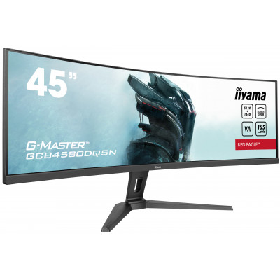 iiyama G-MASTER RED EAGLE CURVED pantalla para PC 113 cm (44.5) 5120 x 1440 Pixeles Dual QHD LED Negro