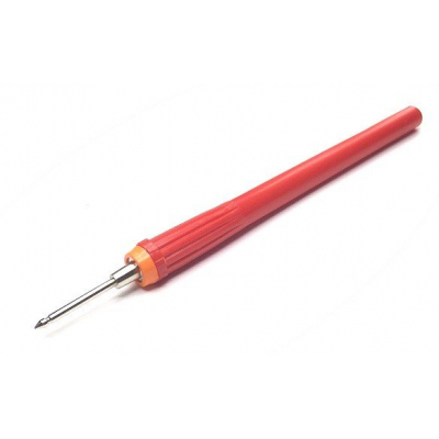 Punta Prueba Estriada 6A760Vdc color ROJO