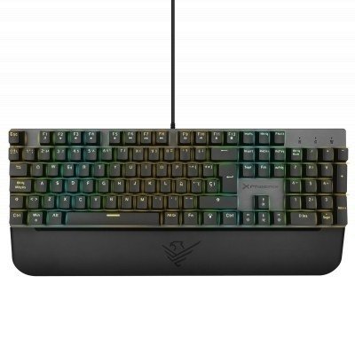 Teclado mecanico gaming phoenix mk1 elite full rgb configurable switches brown usb con reposamuñecas
