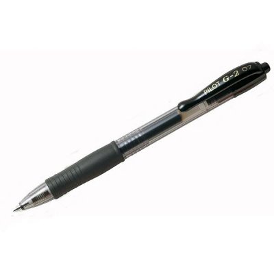 Bolígrafo de Tinta de Gel Retráctil Pilot G-2/ Negro