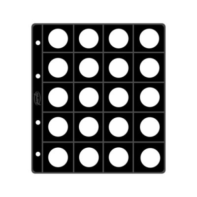 FUNDA para MONEDAS PARDO Esp. 2 EUROS - Pack de 25 unidades