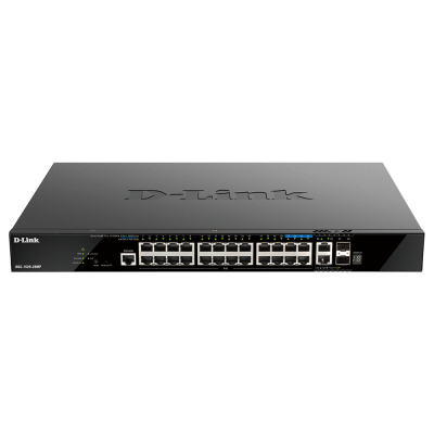 DGS-1520-28MP switch Gestionado L3 Gigabit Ethernet (10/100/1000) Energía sobre Ethernet (PoE) 1U Negro