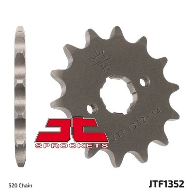 Piñón JT SPROCKETS acero estándar 1352 - Paso 520 JTF1352.12