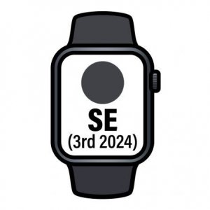 Apple Watch SE/ GPS/ 40mm/ Caja de Aluminio Medianoche/ Correa Deportiva Medianoche S/M