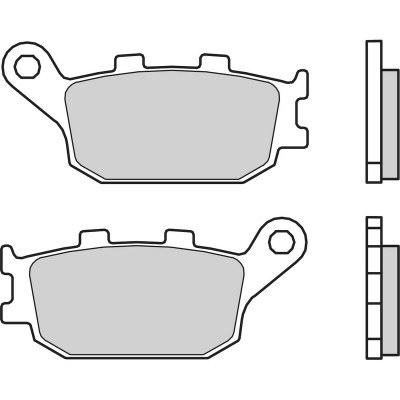 Pastillas de freno orgánicas carbono Brembo 07HO3607 07HO3607