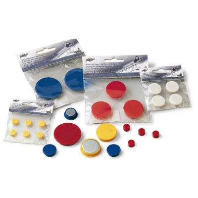 FAIBO Paq.3 imanes redondos diam 30mm blanco